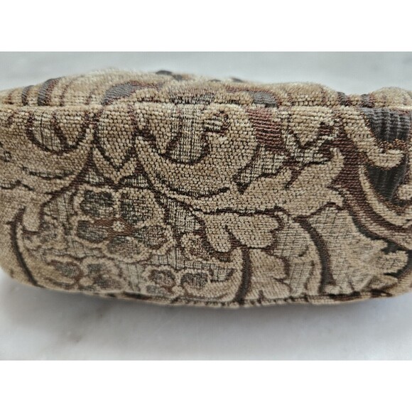 WOMEN'S apt.9 PURSE COPER SATIN SPIRAL BEADED SEQUINS EVENING BAG PURSE - Picture 6 of 9